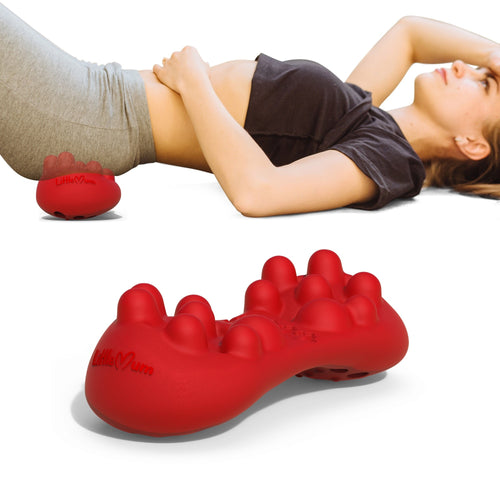 Relieve your back pain or hip pain caused by strain or spasm of muscles such as rhomboid , latissimus dorsi, gluteus, psoas, erector spinae, thoracolumbar fascial etc, which are very hard to be reached by normal massager tools